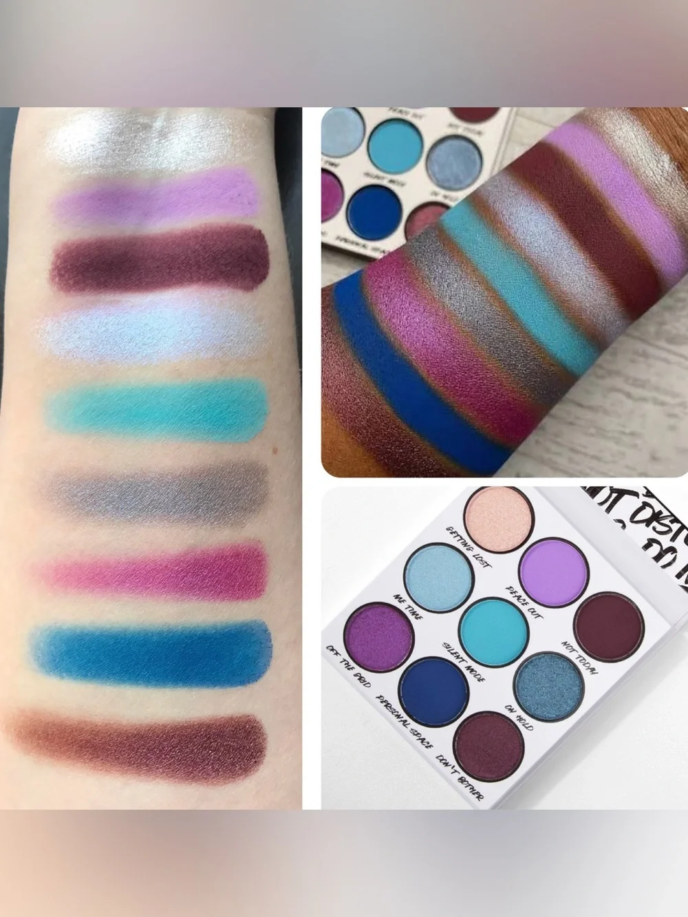 BH COSMETICS Do Not Disturb 9 Color Shadow Palette NEW